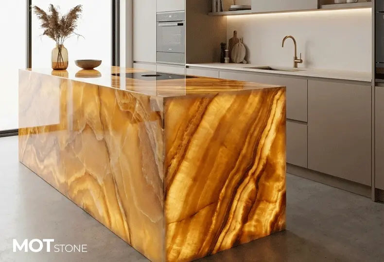 orang onyx slabs