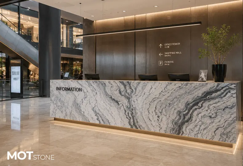 Silver Stream Marble tile