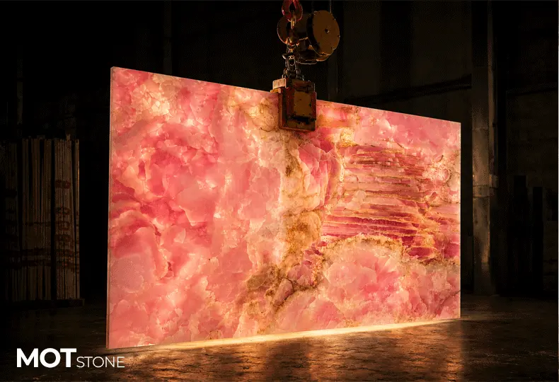 light pink onyx