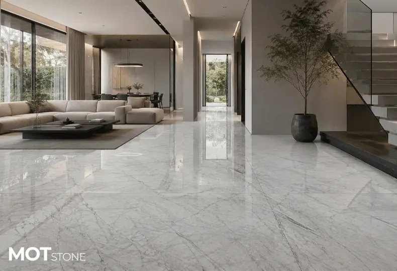 bianco carrara marble tile