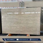 cream travertine slabs