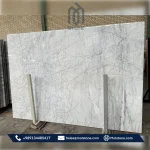 bianco marble slab