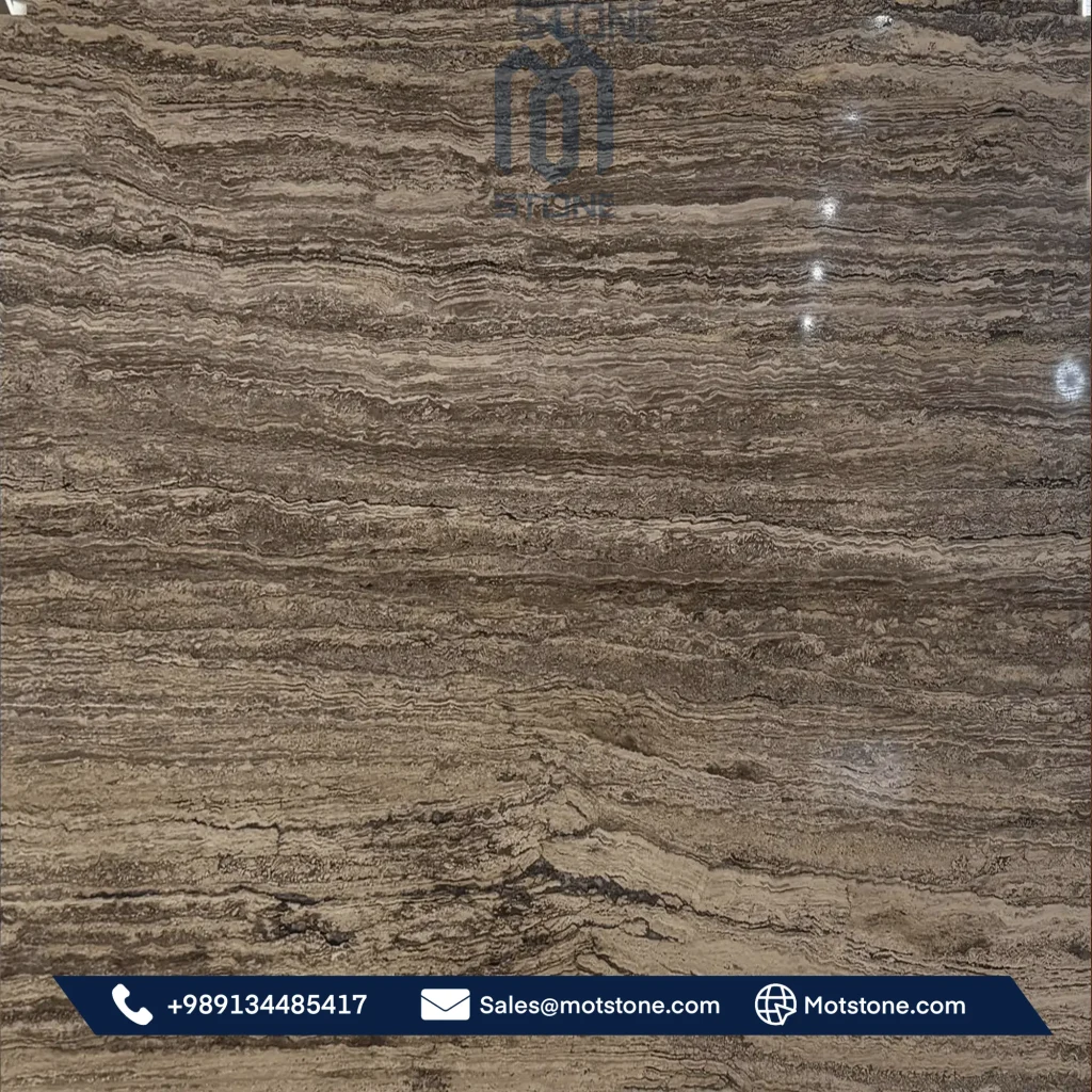 dark silver travertine