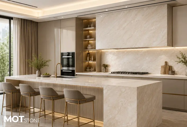 crema marfil tile