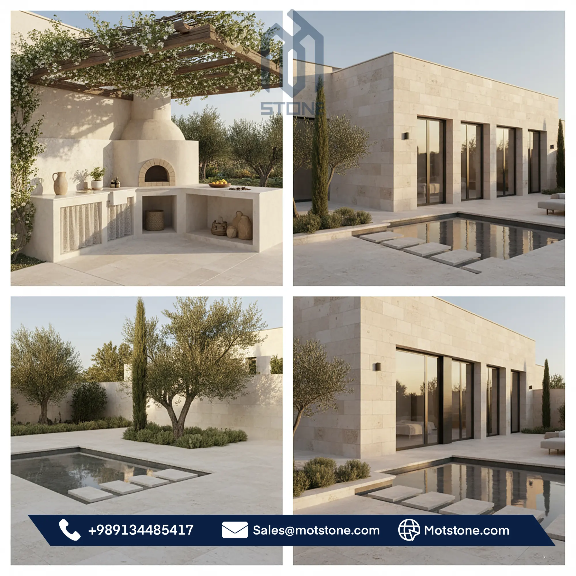 белый травертин купить