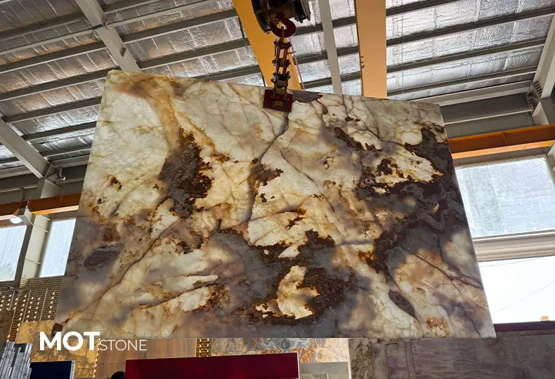 Golden Cloud Onyx in Russia
