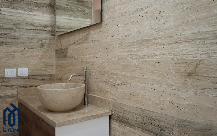 Travertine tiles