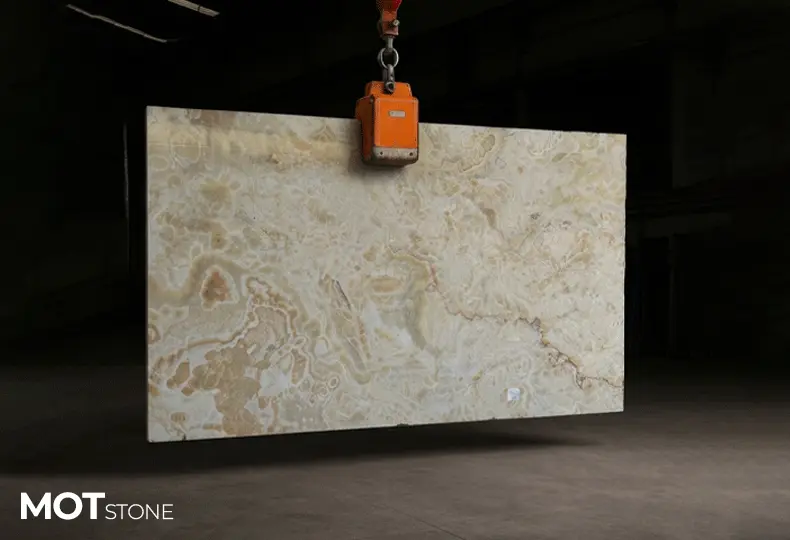 honey onyx slab