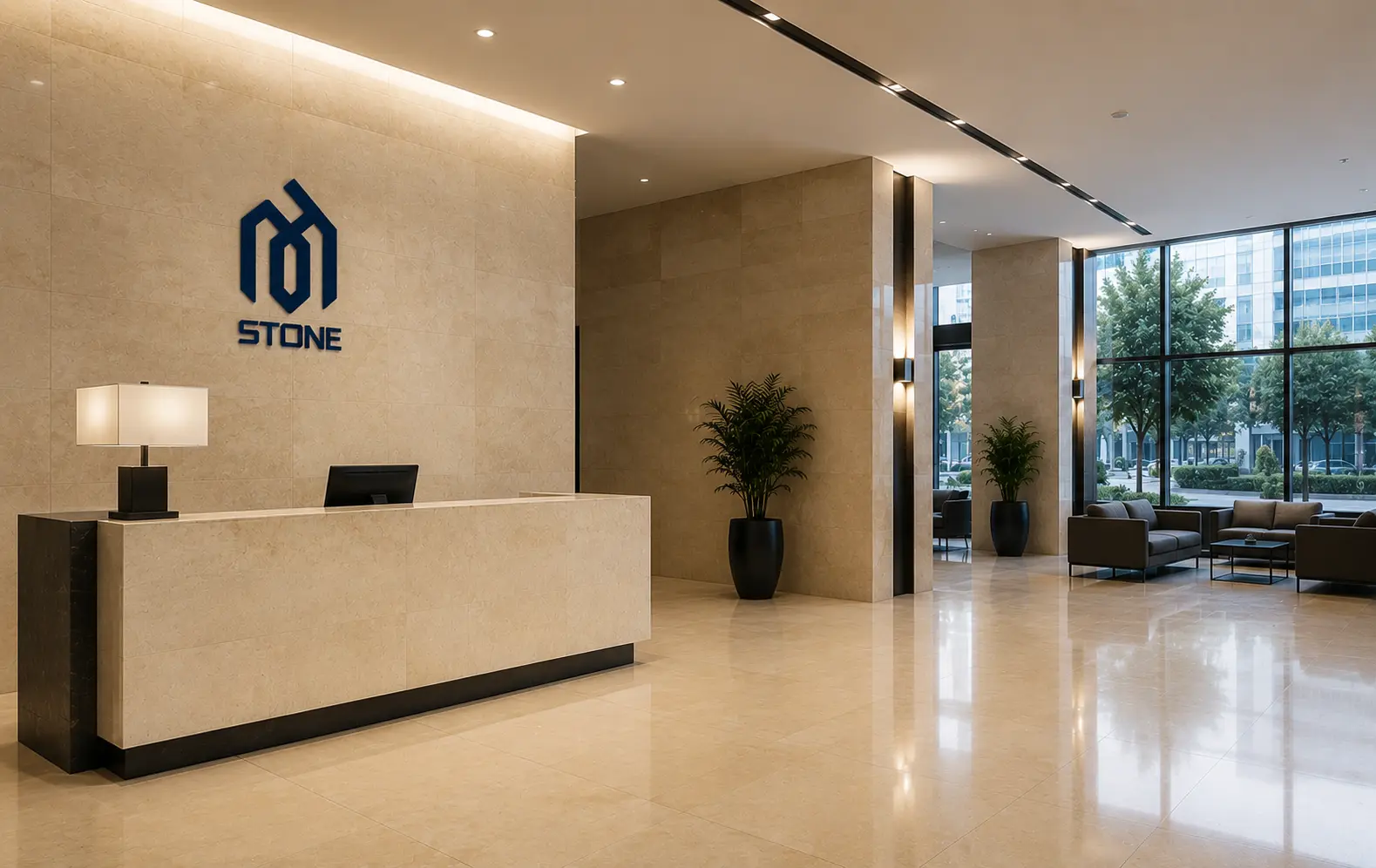 Gohara Limestone in Commercial Projects