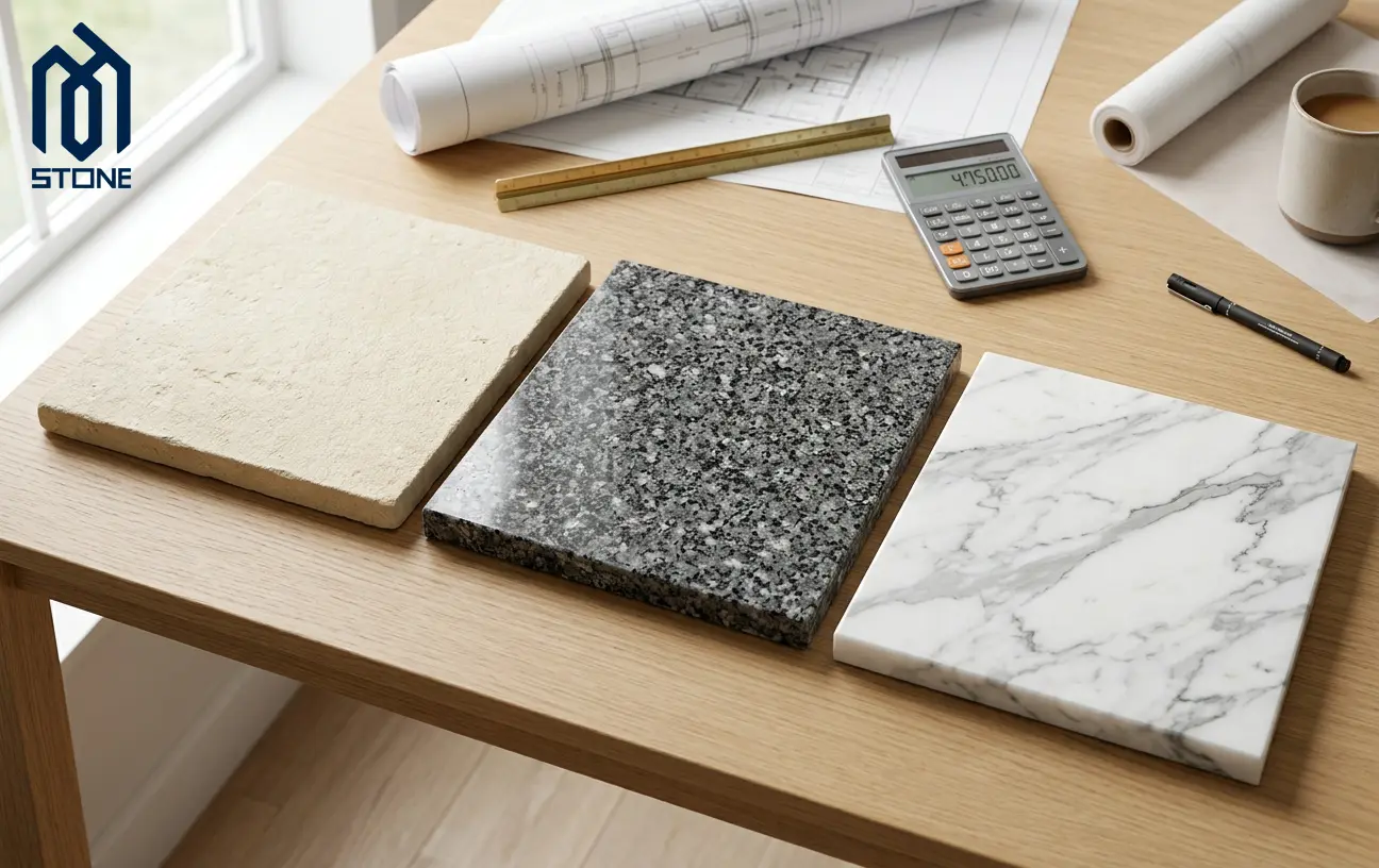 Cost Comparison: Limestone vs Marble vs Granite Pricing